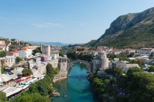 Famous Stari Most in Mostar Bosnia and Herzegovina