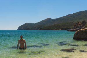Paradise Beach in Portinho da Arrabida Portugal