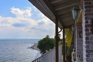 Restaurant Terrace by the Black Sea in Nessebar Bulgaria
