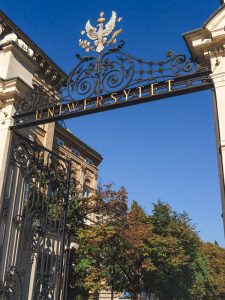 Entry to the University of Warsaw Main Campus