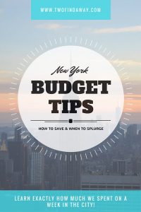 New York on a budget is possible! Get to know all our tricks and tips and exactly how much we spent on a week in the city! New York Guide I New York Budget I New York Tips I Budget Tips #travelblog #newyorkbudget