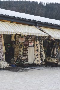 The Zakopane market is filled with souvenirs that will keep you warm