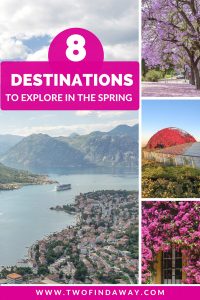 Eight destinations you absolutely can't miss during the Spring. From blooming flowers to idyllic weather, and the best festivals - here's where you need to go! Spring Travel I Spring Destinations I Travel in Spring I Destination Inspiration #springtravel #travelblog