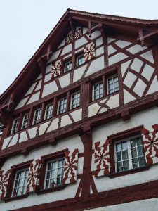 Candy-like house in charming Stein am Rhein Switzerland