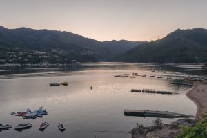 Sunset in the Northern region of Portugal Gerês