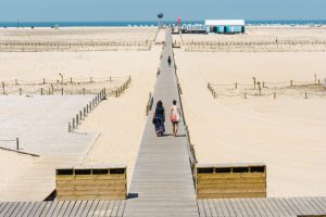 Huge beach in Figueira da Foz Portugal