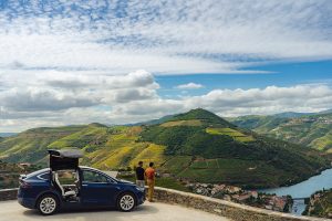 Touring the Douro Valley in a Tesla