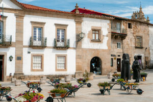 The main square of Miranda do Douro