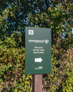 São João das Arribas trail sign