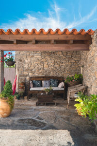 The beautiful outside area at Puial de l Douro